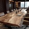 Meja Rapat Kayu Utuh Ukuran Jumbo Industrial Design BA-811