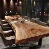 Meja Rapat Kayu Utuh Ukuran Jumbo Industrial Design BA-811.1