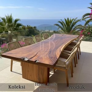 Solid Dining Table Suar Wood Premium Quality Design BA 807