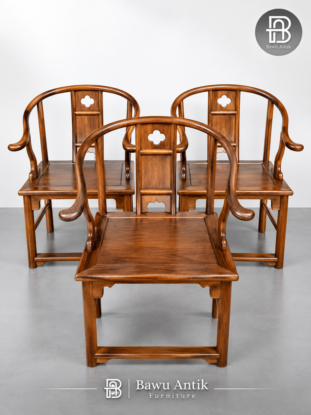 Kursi Jati Model China Elegan 1 Chinese style Modern chair 6 Kursi Jati Model China Elegan Chinese style chair – Bawu Antik