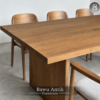 Meja makan solid wood 6 kursi mewah dan eksklusif