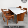 Modern Minimalist Dining Table Set – Elegant Contemporary Design